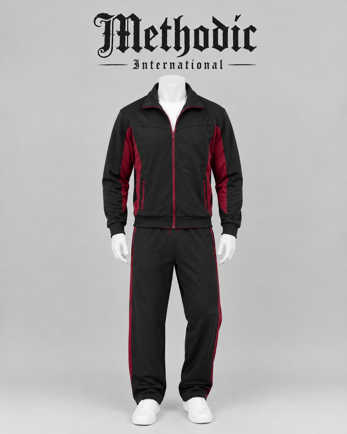 Zip-Up Tracksuit Set
